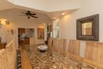 Wood Carved One-of-a-Kind Dining Room Table with seating for 12